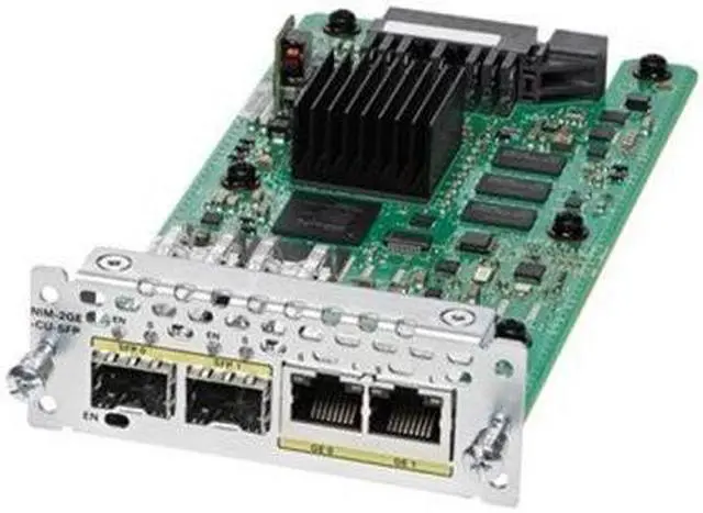 Main image of ISR 4000 Series Integrated Services Router 2-Port Gigabit Ethernet WAN Modules NIM-2GE-CU-SFP