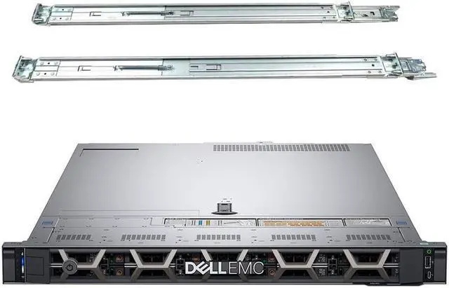 Main image of Dell PowerEdge R640 1U Rack Server, Dual Xeon 6148 2.40 GHz, 256GB DDR4 Memory, 7.68TB Enterprise SSD Storage, RAID, Dual Power, iDRAC, Rail Kit (re-newed)