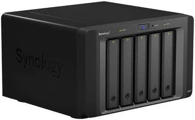 Alt view image 2 of 5 - Synology DX517 5-Bay Expansion Unit, 3.5"/2.5" Drive Bays, Diskless