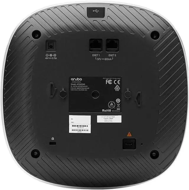 Alt view image 3 of 3 - International version HPE Aruba AP-345 (RW) - wireless access point JZ031A