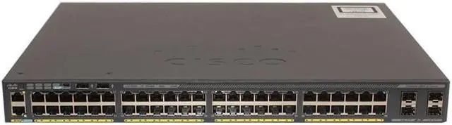 Alt view image 2 of 3 - Catalyst WS-C2960X-48FPS-L 48-Port Gigabit PoE+ Compliant Managed Switch {WS-C2960X-48FPS-L}