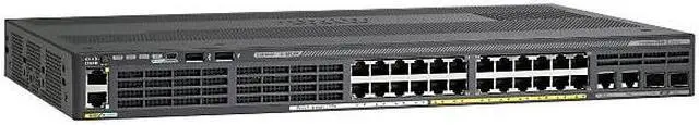 Alt view image 2 of 2 - WS-C2960X-24TS-LL Catalyst 2960X-24TS-LL - switch - 24 ports - managed - rack-mountable
