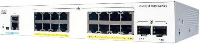 Main image of C1000-16P-E-2G-L Catalyst 1000-16P-E-2G-L - switch - 16 ports - managed - rack-mountable