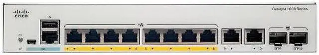 Alt view image 2 of 2 - C1000-8T-2G-L Catalyst 1000-8T-2G-L - switch - 8 ports - managed - rack-mountable