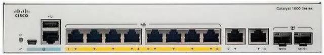 Main image of C1000-8T-E-2G-L Catalyst 1000-8T-E-2G-L - switch - 8 ports - managed - rack-mountable