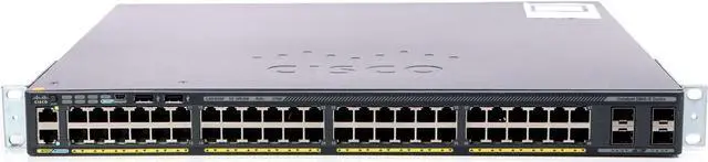 Main image of Catalyst WS-C2960X-48LPS-L 48 Port Ethernet Switch with 370 Watt PoE,Black