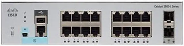 Main image of WS-C2960L-16TS-LL Catalyst 2960L-16TS-LL - switch - 16 ports - managed - rack-mountable