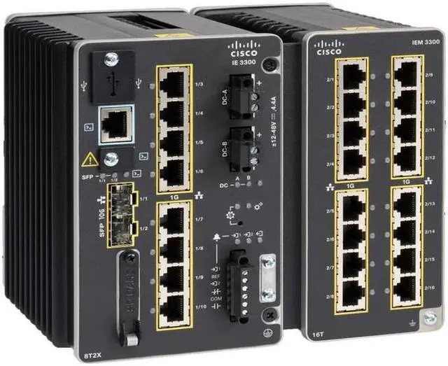 Main image of IE-3300-8T2X-E  Catalyst IE-3300-8T2X-E with 8 GE Copper and 2 10G SFP, Modular,