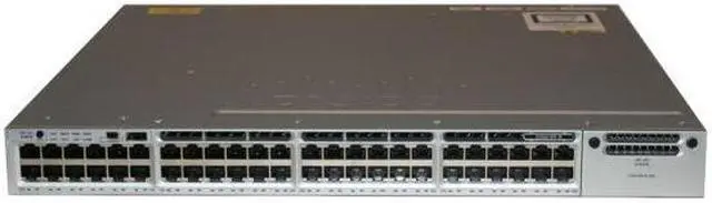 Main image of WS-C3850-48T-S Catalyst C3850-48T Switch Layer 3 - 48 * 10/100/1000 Ethernet ports - IP Base - managed- stackable