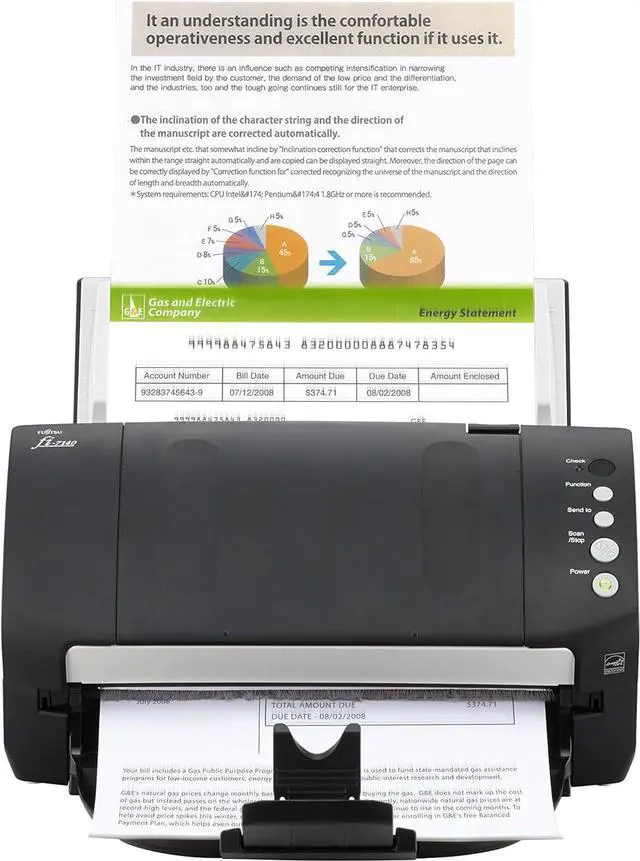 Main image of Fujitsu FI-7140 Document Scanner, PA03670-B101