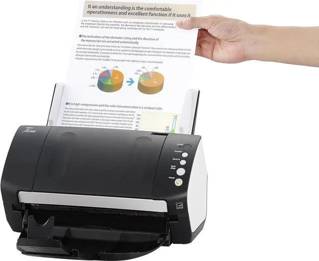 Alt view image 2 of 3 - Fujitsu FI-7140 Document Scanner, PA03670-B101