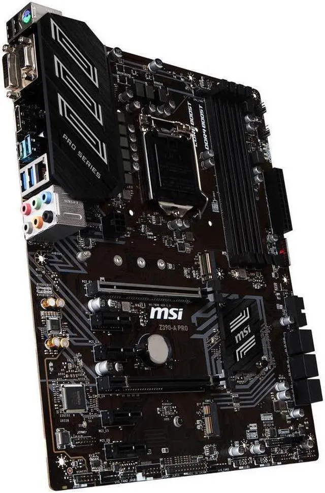 Alt view image 4 of 4 - MSI PRO Z390-A PRO LGA 1151 (300 Series) Intel Z390 SATA 6Gb/s ATX Intel Motherboard (Z390-A PRO)