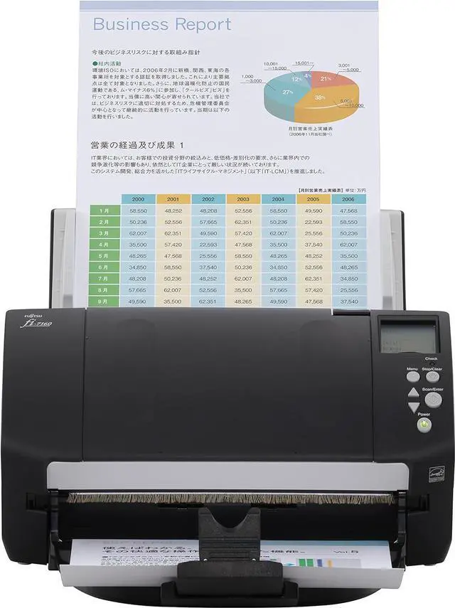 Alt view image 3 of 5 - Fujitsu fi-7160 Trade Compliant Professional Desktop Color Duplex Document Scanner with Auto Document Feeder (ADF) PA03670-B065