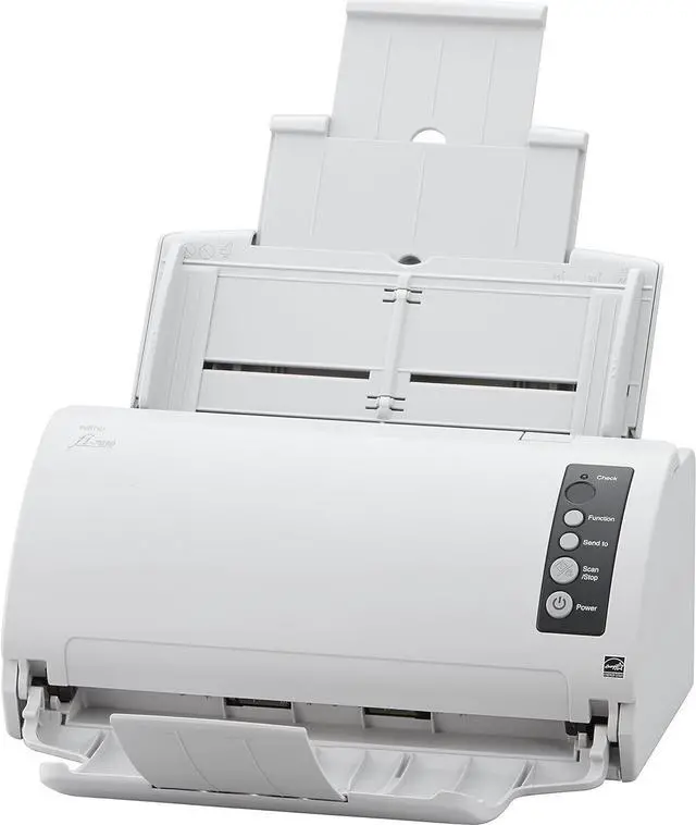 Alt view image 2 of 4 - FUJITSU fi-7030 Color Document Scanner PA03750-B001 ADF 600 x 600 DPI A4 27ppm / 54 ipm Full Speed - White