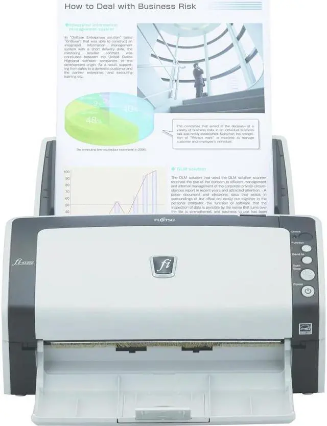 Alt view image 2 of 4 - Fujitsu fi-6130Z Sheetfed Document Scanner (PA03630-B051)