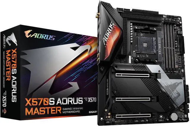Main image of GIGABYTE X570S AORUS MASTER AM4 AMD X570 SATA 6Gb/s USB 3.0 ATX AMD Motherboard