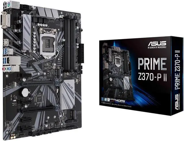 Main image of ASUS PRIME Z370-P II LGA 1151 (300 Series) Intel Z370 HDMI SATA 6Gb/s USB 3.1 ATX Intel Motherboard