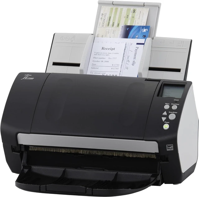 Alt view image 5 of 7 - Fujitsu fi-7180 (PA03670-B005) High-Performance Professional Color Duplex Document Scanner with Auto Document Feeder (ADF)
