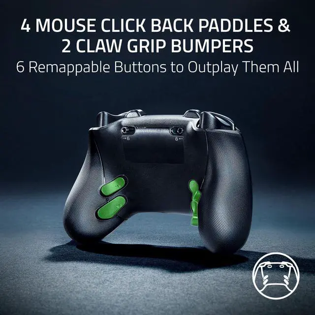 Alt view image 2 of 7 - RAZER Wolverine V3 Pro (Xbox Licensed) - Wireless Gaming Controller for Xbox Series X|S & PC - Black - NASA Packaging