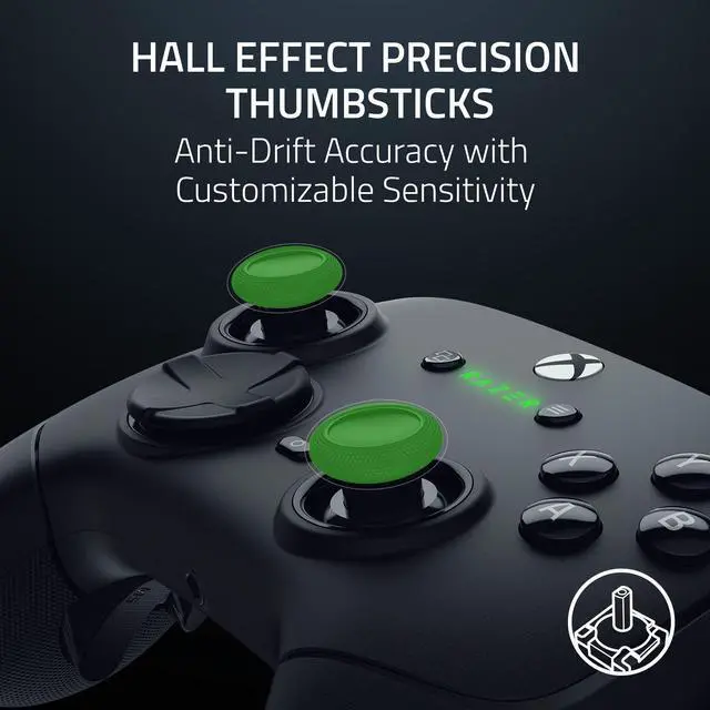 Alt view image 4 of 7 - RAZER Wolverine V3 Pro (Xbox Licensed) - Wireless Gaming Controller for Xbox Series X|S & PC - Black - NASA Packaging