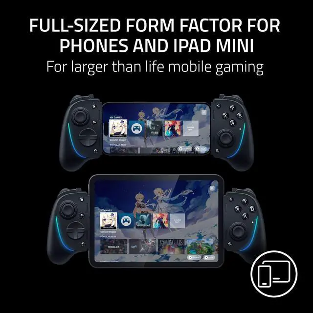 Alt view image 5 of 7 - Razer Kishi Ultra - USB C Gaming Controller for Android, iPhone, and iPad Mini - NASA Packaging