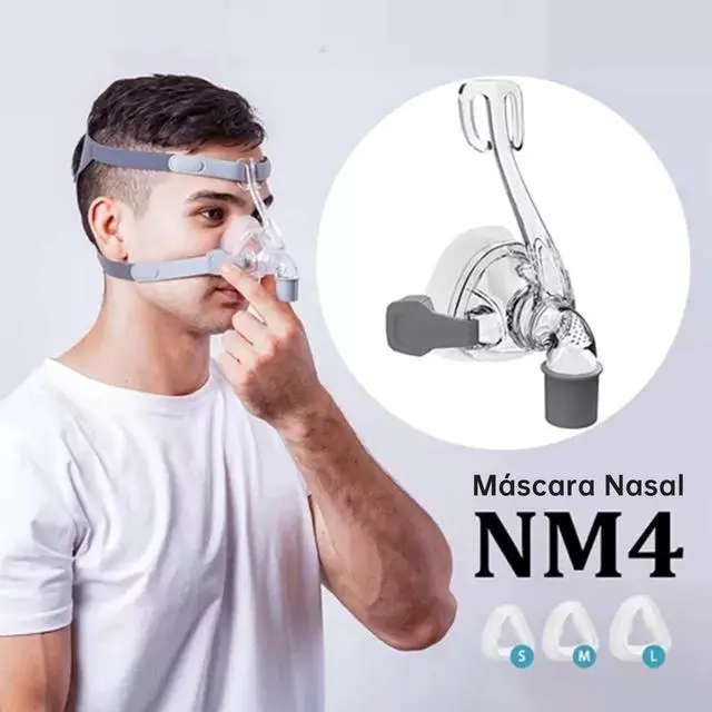 Alt view image 2 of 7 - BMC Auto CPAP Machine With Nasal Mask 3 Sizes Cushion Tube SD Card Carry Bag For Sleeping Apnea Anti-Snoring Home Travelling