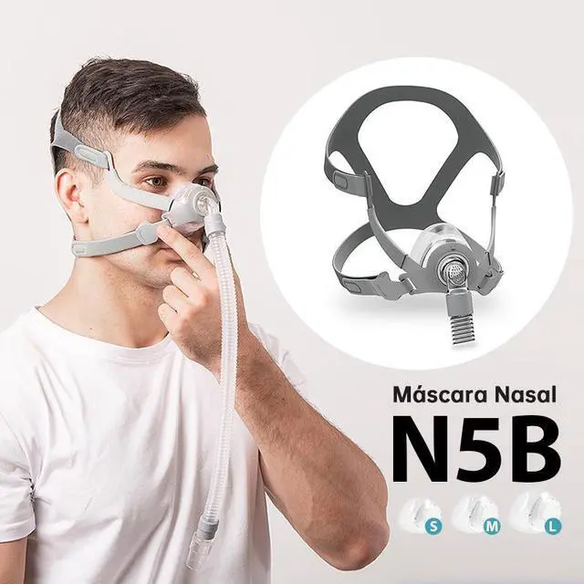 Alt view image 2 of 7 - BMC Portable Auto CPAP Machine Autoset With Nasal Mask Tube SD Card Carrying Bag All Accessories For Family Adults Sleeping Apnea Anti-Snoring