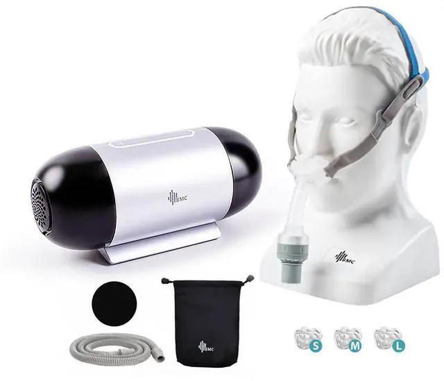 Main image of BMC Auto CPAP Machine M1 Mini with  S/M/L Size CPAP Mask Tubing Air Filter Carrying Bag Travel For Sleeping Apnea Anti-Snoring Hypopnea Syndrome OSHAS
