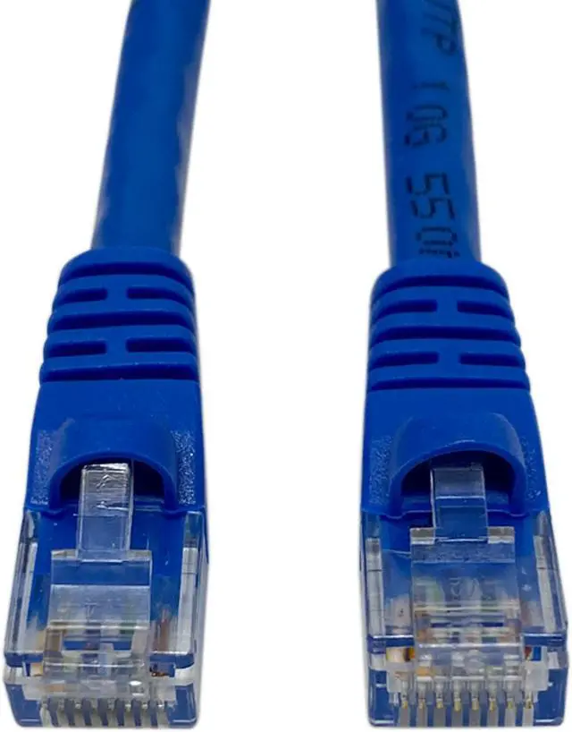 Alt view image 3 of 3 - 10-Pack Cat6a Network Ethernet Cable in Blue Snagless - 7 ft