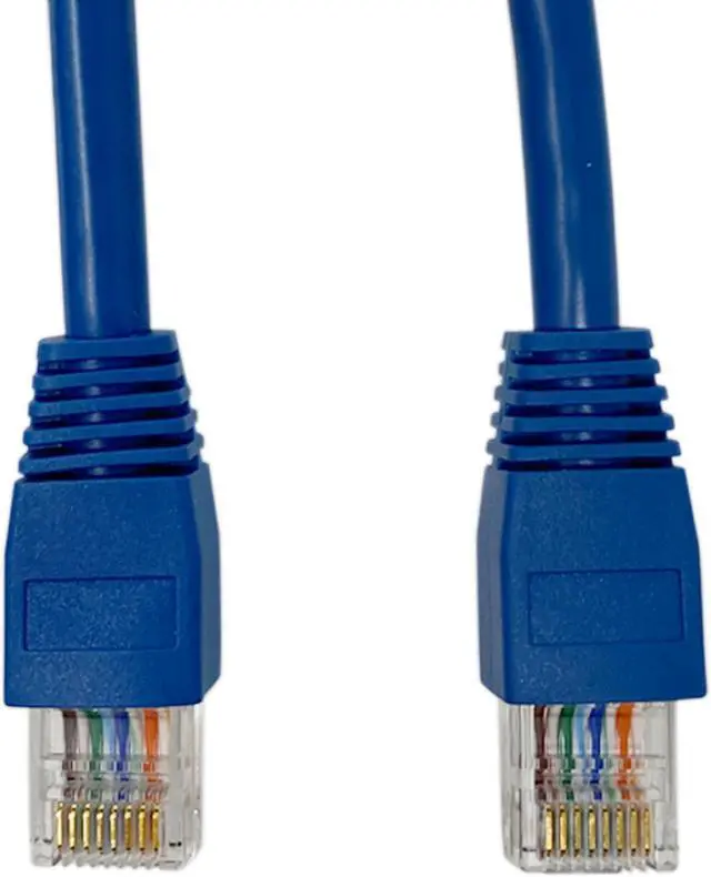 Alt view image 3 of 3 - 50-Foot Cat6a Snagless Network Ethernet Cable in Blue