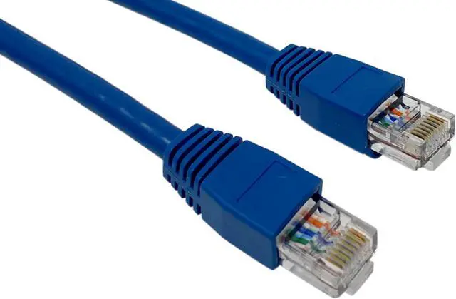 Alt view image 2 of 3 - 50-Foot Cat6a Snagless Network Ethernet Cable in Blue