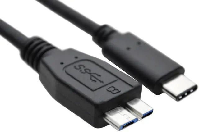 Alt view image 2 of 4 - USB 3.1 Gen2 Type C Male to Micro B Male - 3 ft