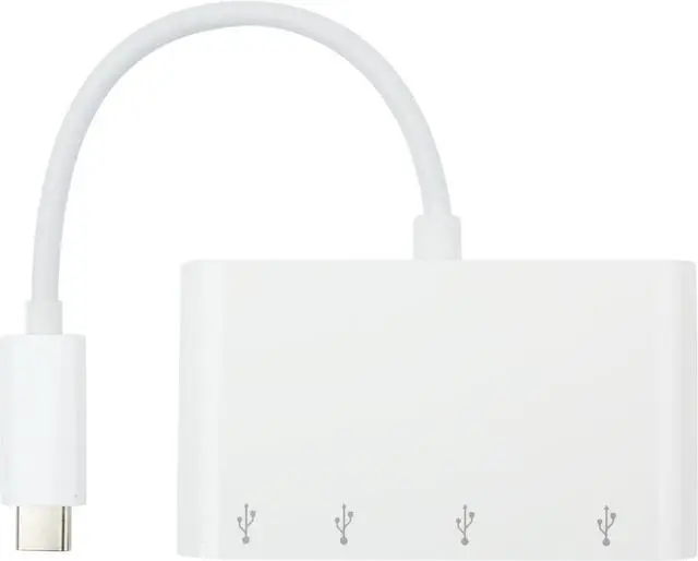 Alt view image 3 of 3 - USB-C to 2 Port USB 3.0 + 2 Port USB-C Hub