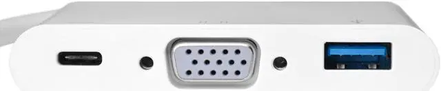 Alt view image 3 of 3 - USB-C  to VGA Multi-Port Hub (VGA + USB 3.0 + USB-C  Charging)