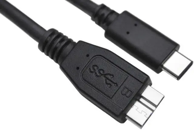 Alt view image 3 of 4 - USB 3.1 Gen2 Type C Male to Micro B Male - 3 ft