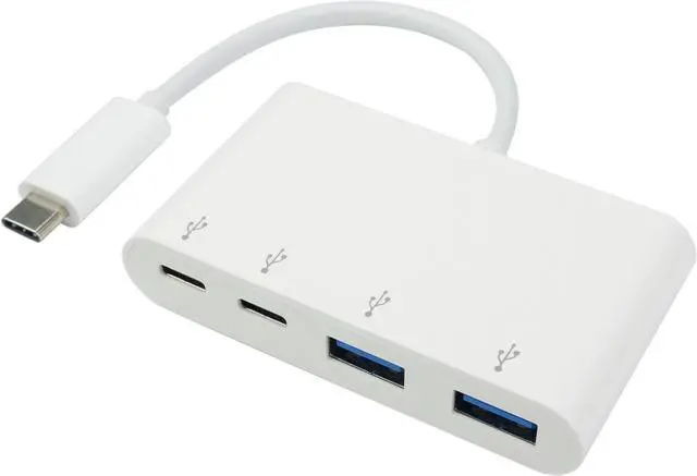 Main image of USB-C to 2 Port USB 3.0 + 2 Port USB-C Hub
