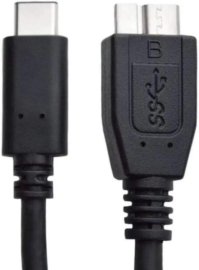 Alt view image 4 of 4 - USB 3.1 Gen2 Type C Male to Micro B Male - 3 ft