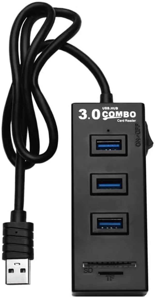 Alt view image 2 of 2 - USB 3.0 Hub 3 Port USB 3.0 + Card Reader