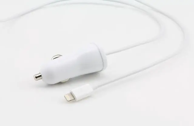 Alt view image 3 of 3 - Lightning to Car Charger for iPhone, iPad, iPod - MFI Certificated