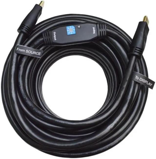 Alt view image 3 of 5 - 100 ft. HDMI to HDMI with Built-in Signal Booster