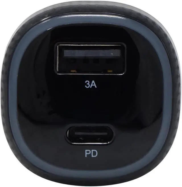 Alt view image 2 of 2 - Car Charger Dual Port - 63W for Notebook and Phone Charging - PD 3.0 / QC 3.0