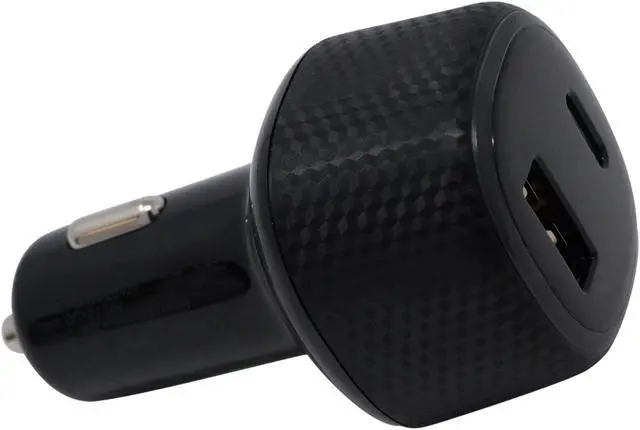 Main image of Car Charger Dual Port - 63W for Notebook and Phone Charging - PD 3.0 / QC 3.0