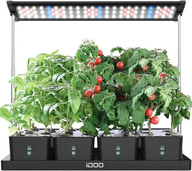 Main image of 20 Pods Indoor Herb Garden Hyrdroponics Growing System with LED Grow Light and 4 Removable Water Tank, Free Timing Setting, 27" Adjustable Height, Christmas Gardening Gifts for Women Mom Dad