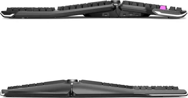 Alt view image 7 of 7 - Cloud Nine C989 ErgoFSK Ergonomic Mechanical Split-Keyboard - Kailh Linear Red Switches