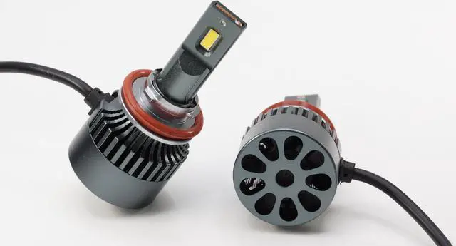 Main image of HYUGA H8 H9 H11 LED Headlight Bulbs 80W 9-36V 6000LM Yellow Amber 3000K