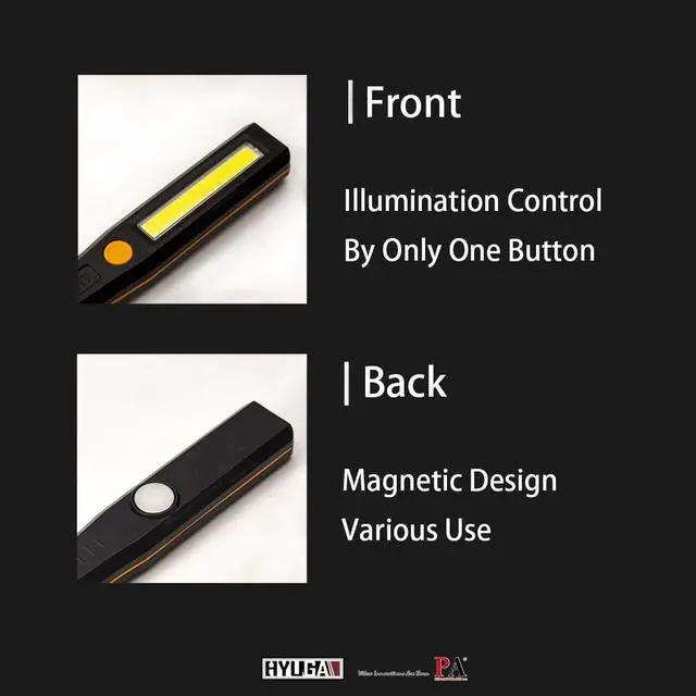 Alt view image 2 of 7 - HYUGA PAL3 three-stage switch mini COB LED flashlight no battery included 4 color set