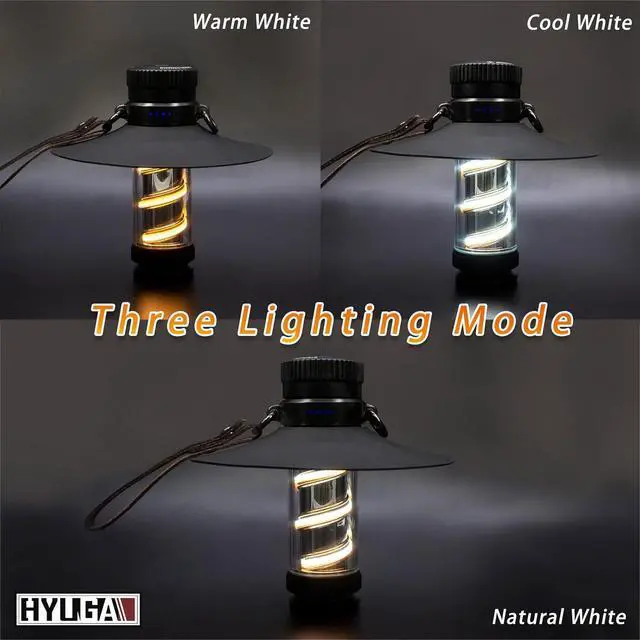 Alt view image 3 of 5 - LED Camping LanternUltra High Brightness 600 Lumens / Type-C / Daylight, Cool White, Warm White camping light camping essentials flashlight camping accessories camping gear