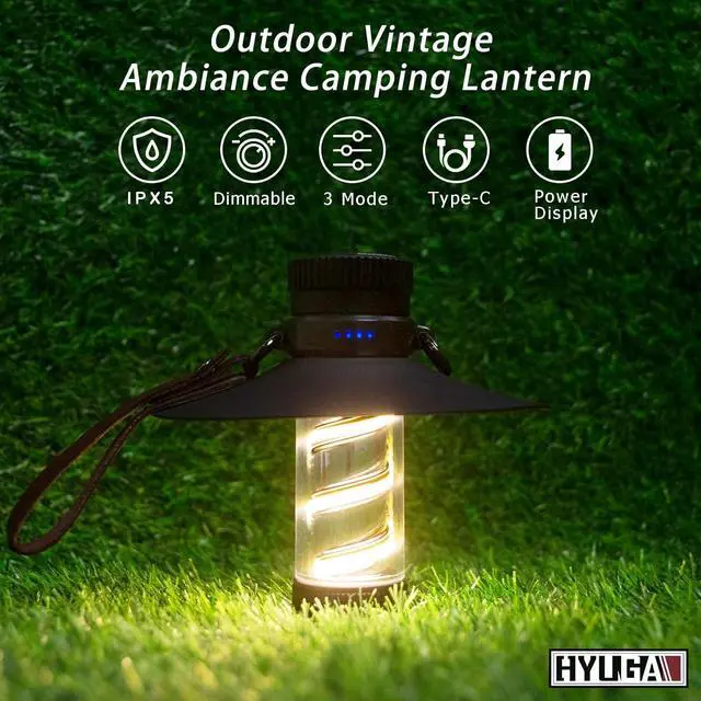 Alt view image 4 of 5 - LED Camping LanternUltra High Brightness 600 Lumens / Type-C / Daylight, Cool White, Warm White camping light camping essentials flashlight camping accessories camping gear