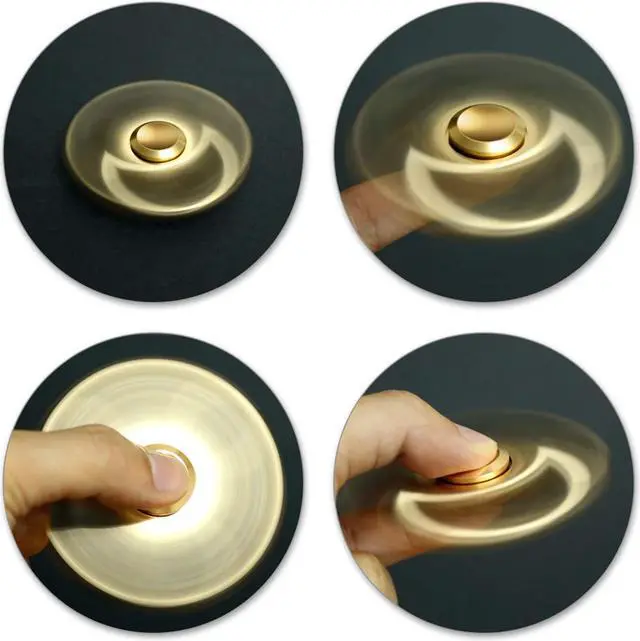 Alt view image 4 of 5 - Fidget Spinner, High-Quality Metal Stress Relieving Toy with High Speed 3-8 Min Spins, Silent Tri-Spinner with Removable Smooth Stainless Steel Bearing, EDC Cool Fidget For Adults, Kids, Anxiety,ADHD