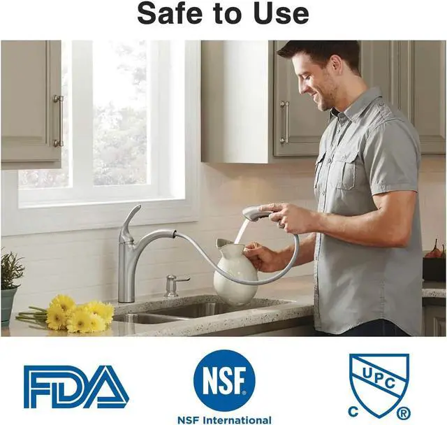 Alt view image 7 of 7 - Pull Out Replacement Hose for Moen Kitchen Faucet 159560 Replace Hose Kit Moen Pullout 159560